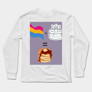 Pan + Cake = Pancake Long Sleeve T-Shirt